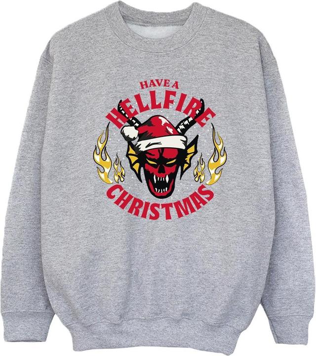 Immagine prodotto Netflix Stranger Things Hellfire Christmas Felpa Ragazze (152, 158)