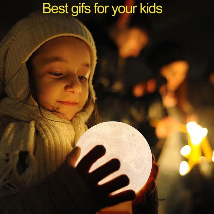 Actual product image Cover-Discount Moon lamp 3D
