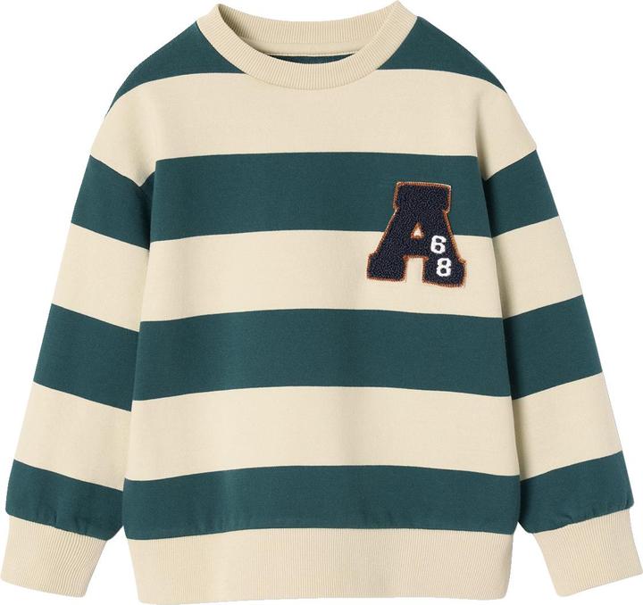 Vertbaudet Jungen Sweatshirt mit Frottee-Patch