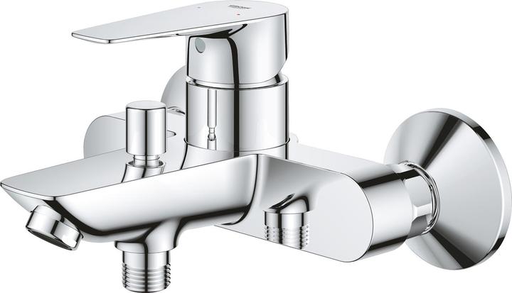 Actual product image Grohe StartEdge bath mixer, with metal lever, temperature limiter, energy-saving, chrome