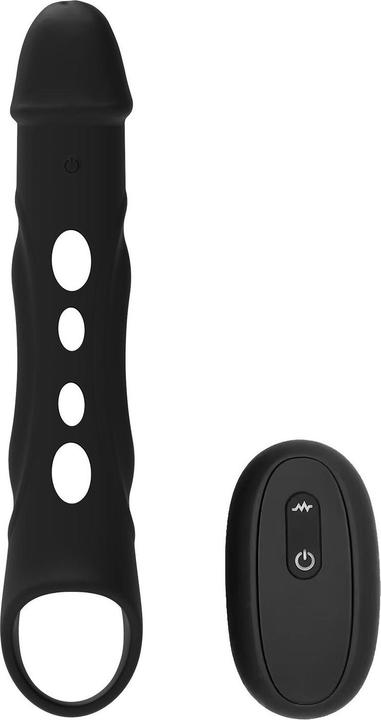 Actual product image Dreamtoys Dream Toys Ramrod Vibrating Extender Wth Remote Black 26 x 14,5 x 5,5 cm