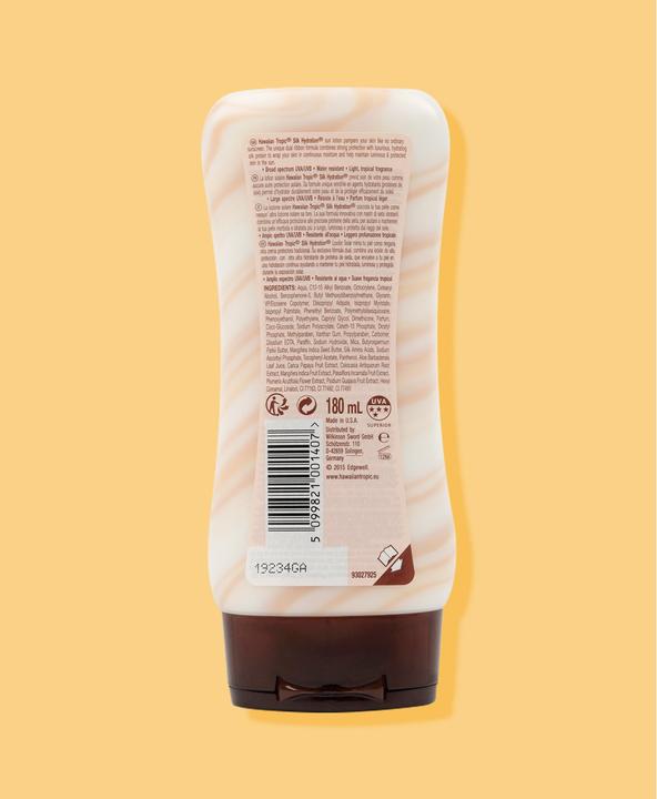 Actual product image Hawaiian Tropic Silk Hydration (Suntan cream, SPF 15, 180 ml, 222 g)