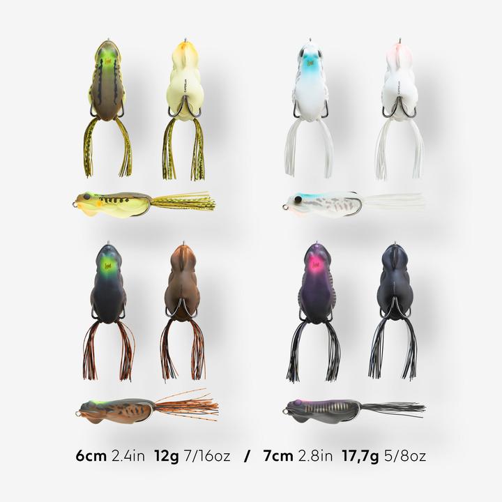 Immagine prodotto Caperlan Esca artificiale Frog 70 marrone (7 cm)