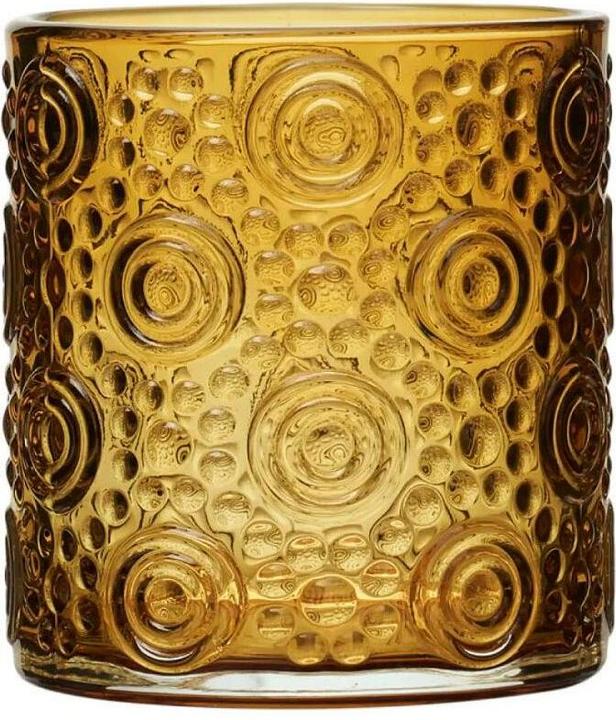 Actual product image Lauvring Tea light holder Tanto 1 piece, yellow (16 x 8 cm)