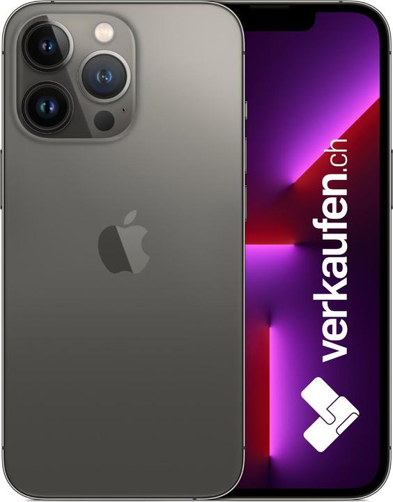 Produktbild verkaufen.ch iPhone 13 Pro (256 GB, Graphite, 6.10", 12 Mpx, SIM + eSIM, B / Sehr gut)
