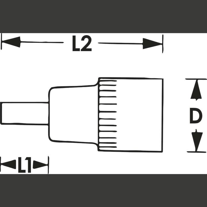 Immagine prodotto Vigor Inserto Torx Da 1/2" Per Avvitatore Ad Impulsi T40