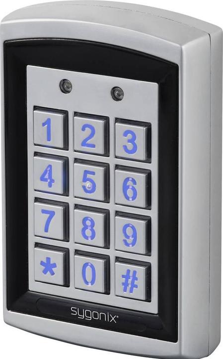Actual product image Sygonix SY-6428612 Code-Tastatur mit RFID Oberflächenmontage 12 V DC/AC, 24 V D (Electronic numerical code, Key card)