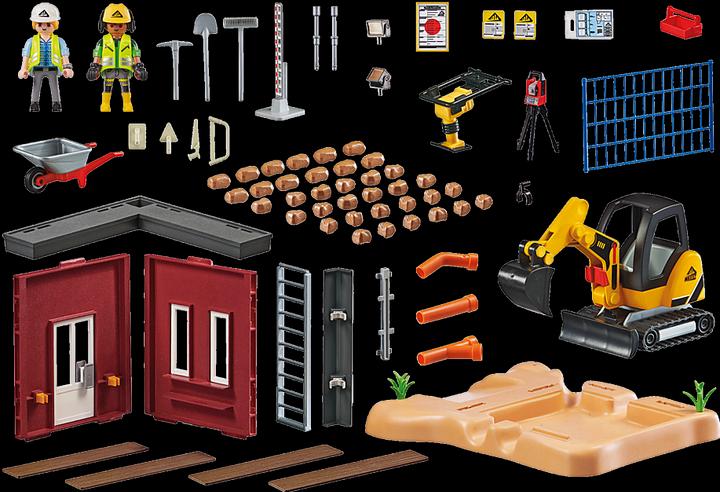 Immagine prodotto Playmobil Mini escavatore con componente (70443, Playmobil Città d'azione)