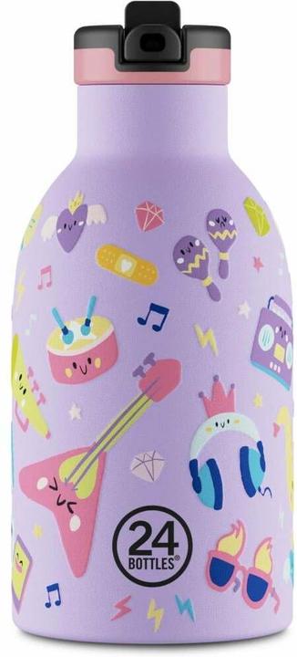 24 Bottles Thermosflasche Music Friends, 330 ml, Lila