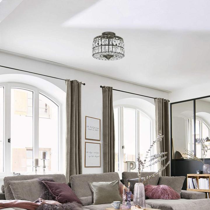Produktbild Loberon Deckenlampe Hutton antikbraun/klar (E14)