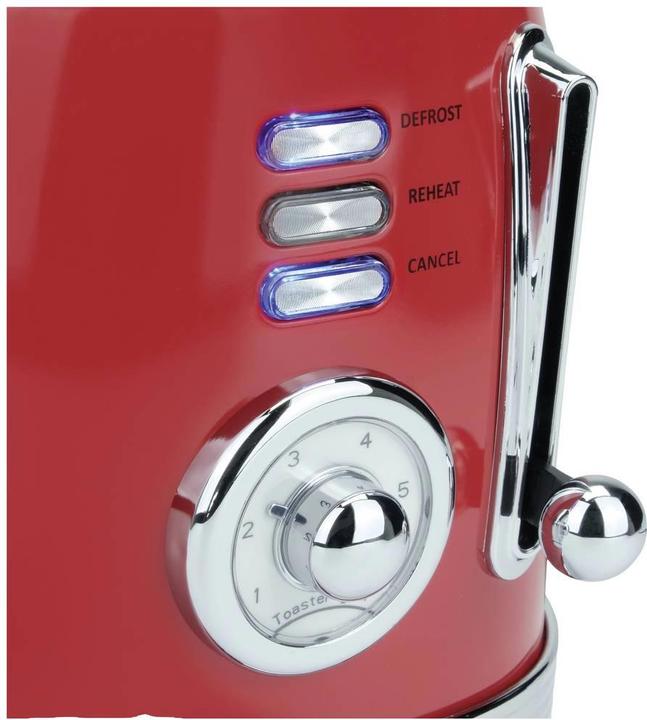Image du produit Korona Grille-pain 2 tranches Retro rouge 21668
