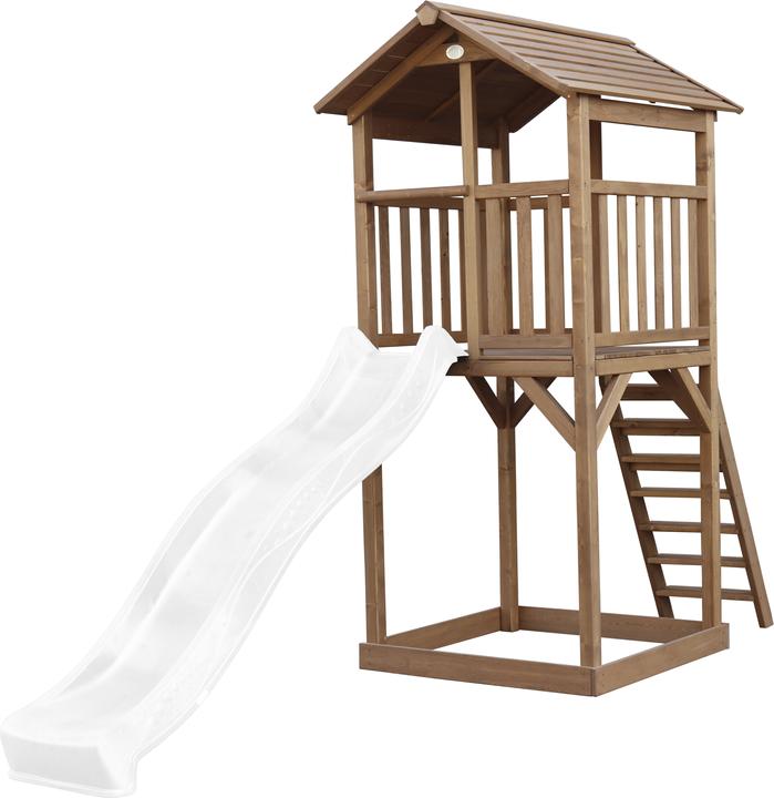 Axi Torre da gioco Beach Tower Marrone - Scivolo Bianco