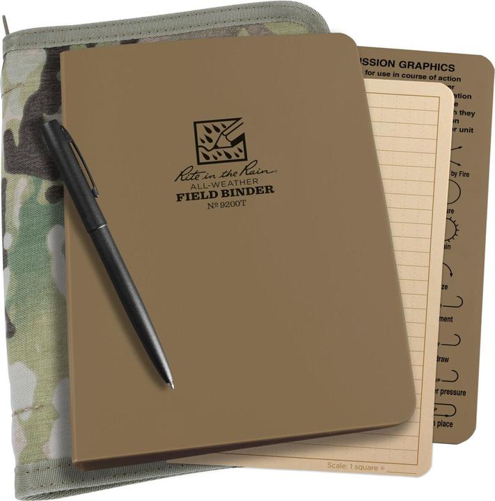Produktbild Rite in the Rain Tactical Ring Binder Schreibset (Beige, Multicam, Tan)