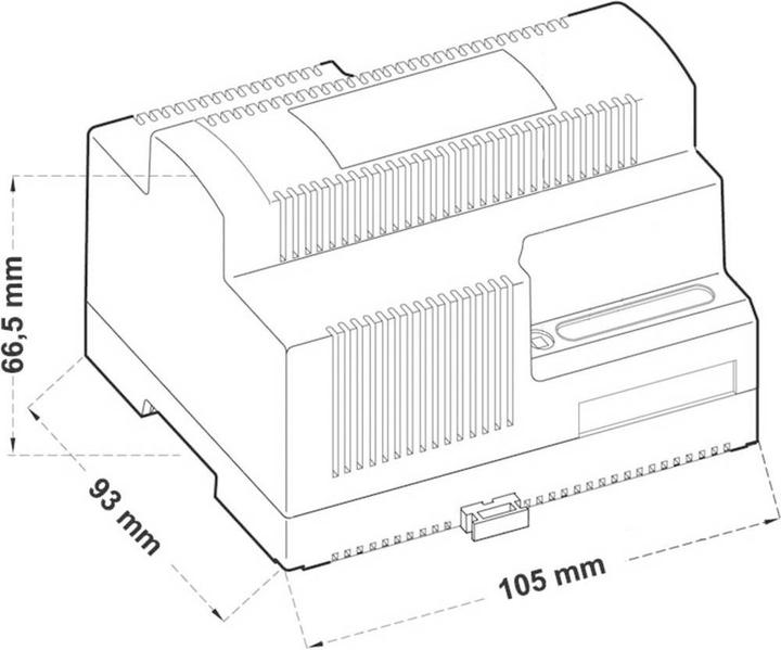 Produktbild Comatec Hutschienen Netzteil (DIN Rail) Stromversorgung Serie TBD2 AC/AC