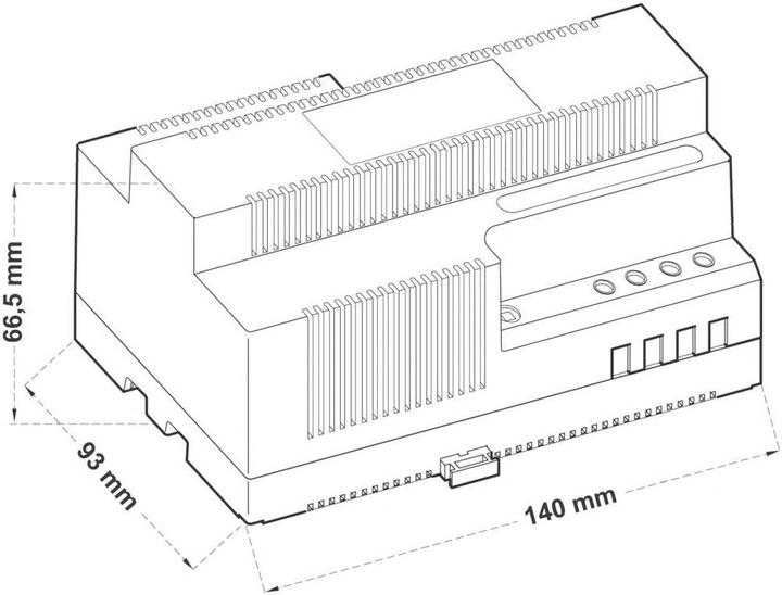 Produktbild Comatec Hutschienen Netzteil (DIN Rail) Stromversorgung Serie TBD2 AC/AC