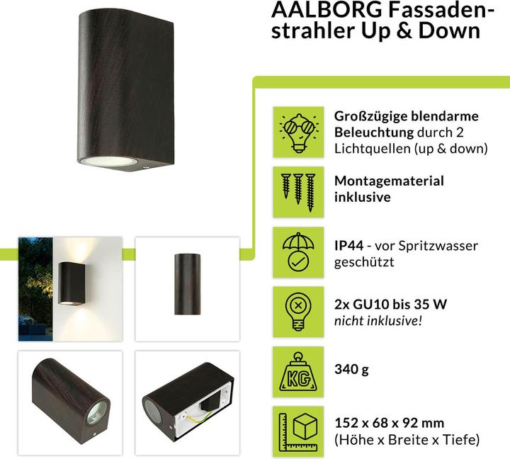 Actual product image Licht-Erlebnisse Aalborg (GU10, IP44)