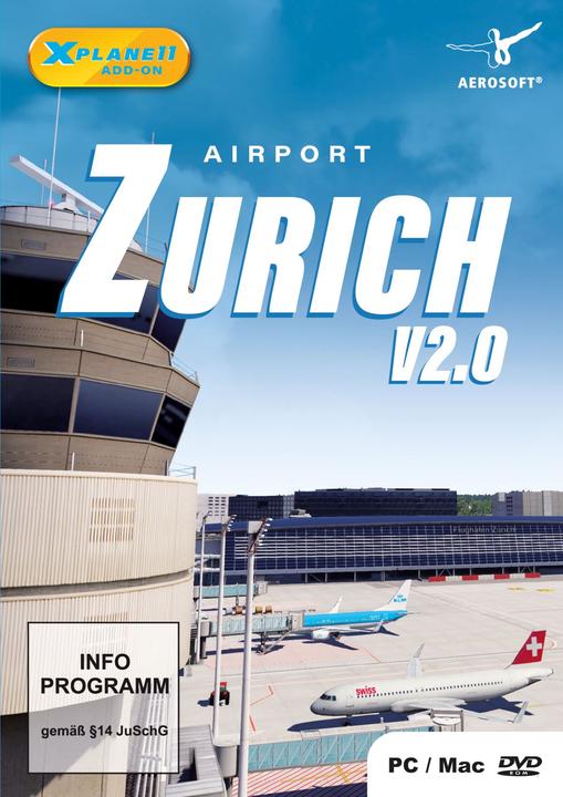 Produktbild Aerosoft Airport Zürich V2.0 für X-Plane 11 (PC, Mac, Multilingual)
