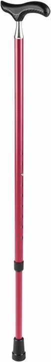 Sahag Metallstock Slim Neck Struktur rot -100kg 74-95cm Derbygriff in Carbonoptik
