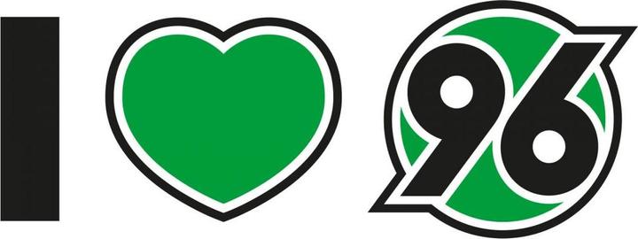 Actual product image Hannover 96 I love 96 (140 x 52 cm)