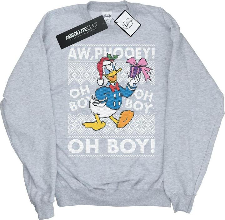Produktbild Disney Donald Duck Christmas Fair Isle Sweatshirt Jungen (140, 146)