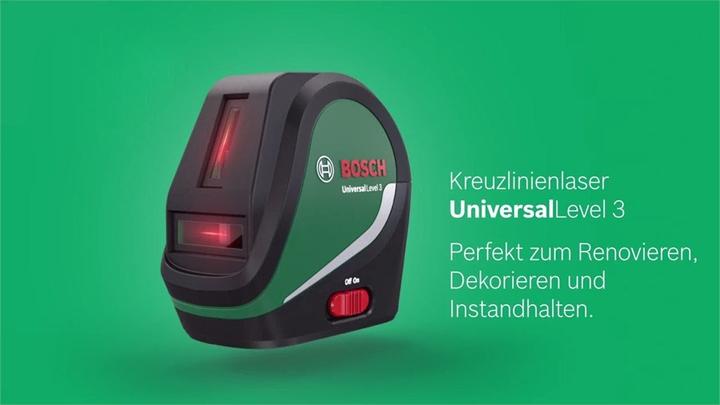 Actual product image Bosch Home & Garden Cross Line Laser UniversalLevel 3