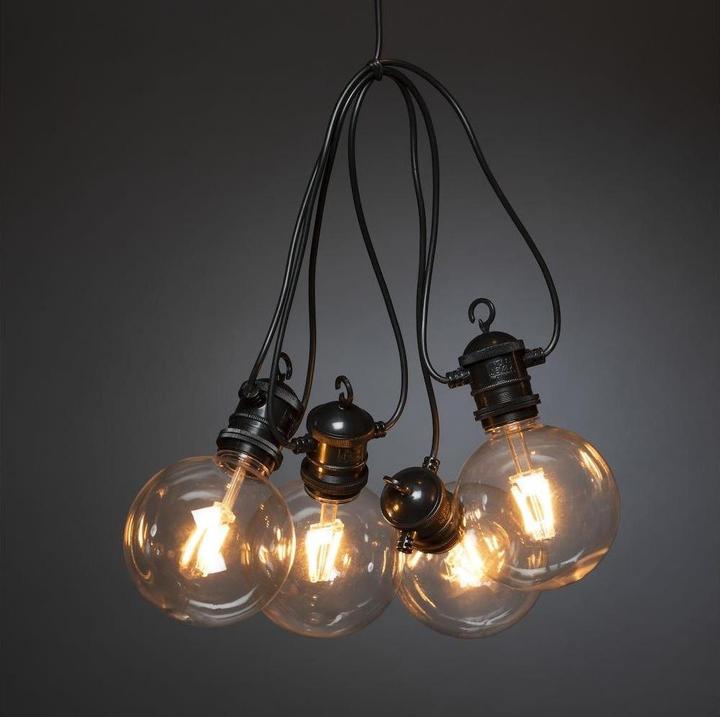 Actual product image Konstsmide 2394-800 Light chain system indoor/outdoor Energy class: F (A - G) via mains connection Anz (9.15 m)