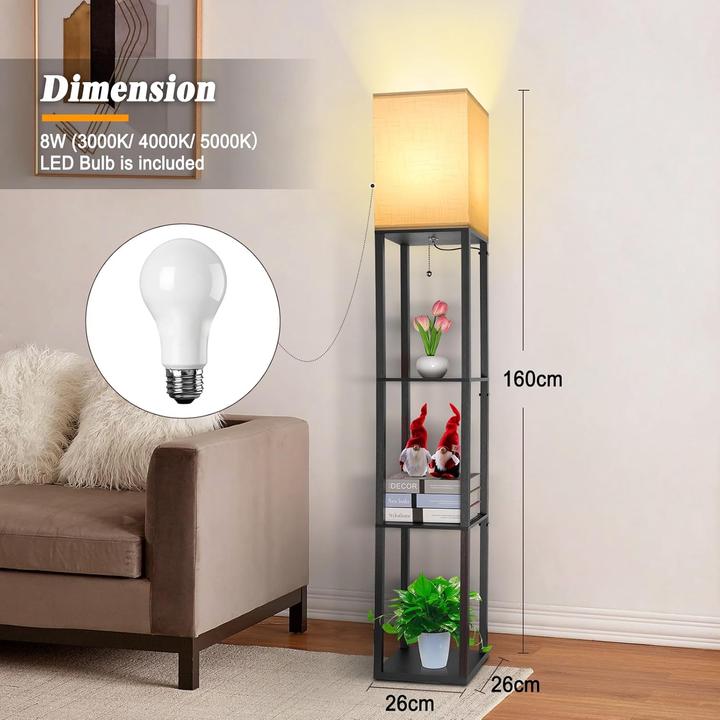 Image du produit Lumina Swiss Lampadaire LED rétro (800 lm, E27)