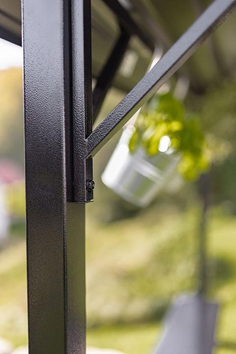 Immagine prodotto Grillfürst Padiglione barbecue in acciaio premium con tetto in metallo resistente alle intemperie (248 cm, 156 cm)