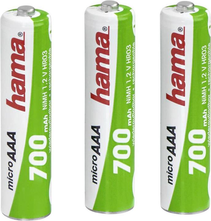 Image du produit Hama piles NiMH (1.20 V, 700 mAh)