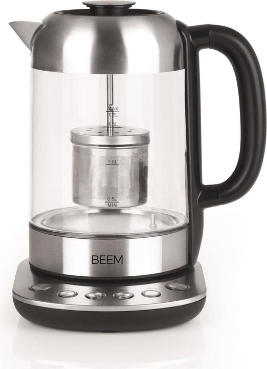 Beem Wasserkocher Teatime 2 1.7 l, Schwarz/Silber (1.70 l)