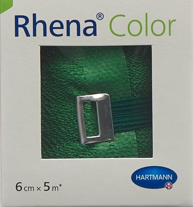 Produktbild Rhena Color Elastische Binden 6cmx5m grün