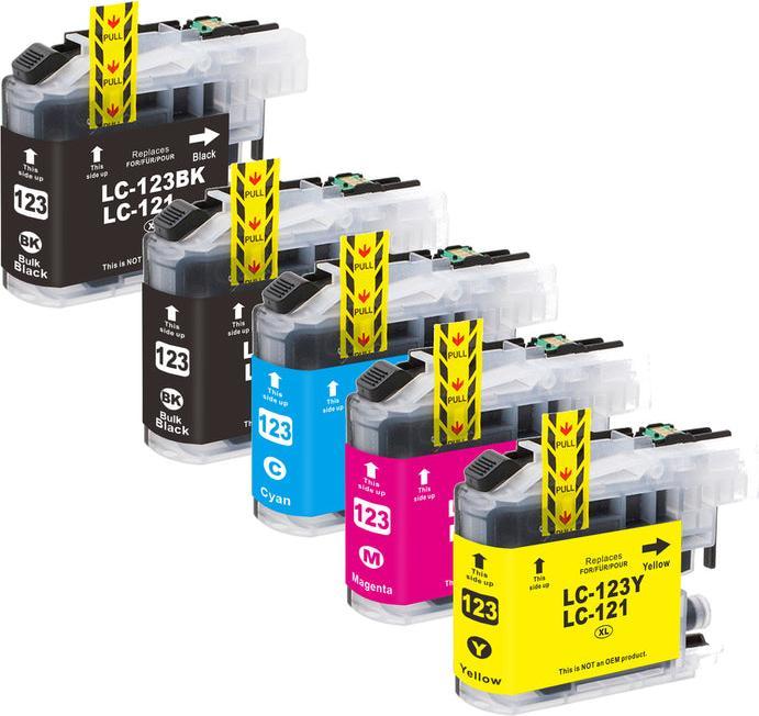 Produktbild Hermex Kompatible Tintenpatrone XL für Brother MFC-J870DW (M, BK, C, Y)