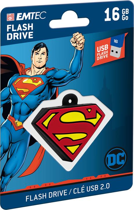 DC Comics Collector Superman (16 Go, USB 2.0, USB-A)