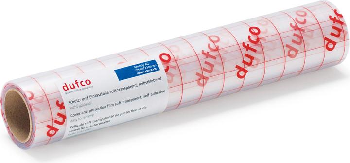 Produktbild Dufco Schutz- und Einfassfolie Soft transparent glasklar, selbstklebend, wieder ablösbar (80 g/m², 1 x)
