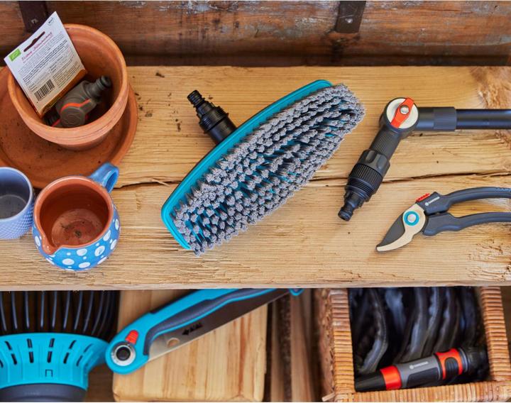 Actual product image Gardena Cleansystem handle brush