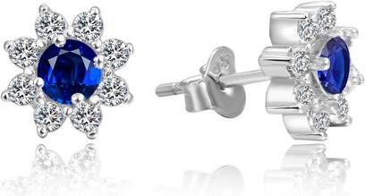Beneto Silver earrings flowers AGUP1171 (L)