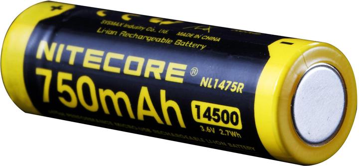 Nitecore Li-Ion Akku Typ 14500 - 750mAh - NL1475R