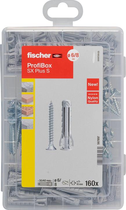 Actual product image Fischer Meister-Box SX Plus + S (160) NV (80 pcs.)