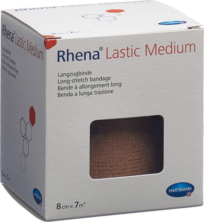 Produktbild Rhena Lastic Medium 8cmx7m hautfarbig