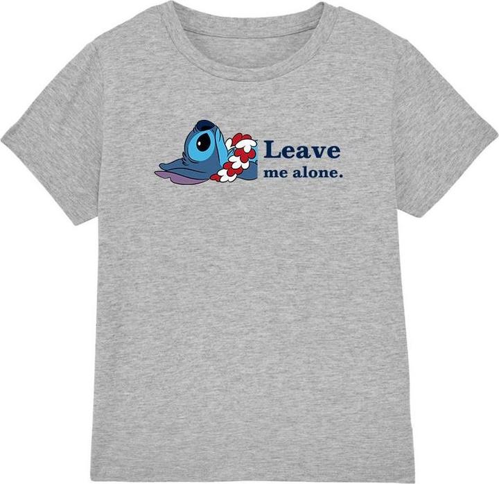 Actual product image Lilo & Stitch Childrens/Kids Leave Me Alone T-Shirt (104)