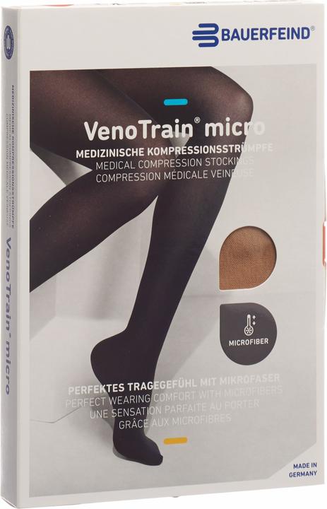 Veno Train MICRO A-D KKL2 S plus/short offene Fussspitze caramel (S)