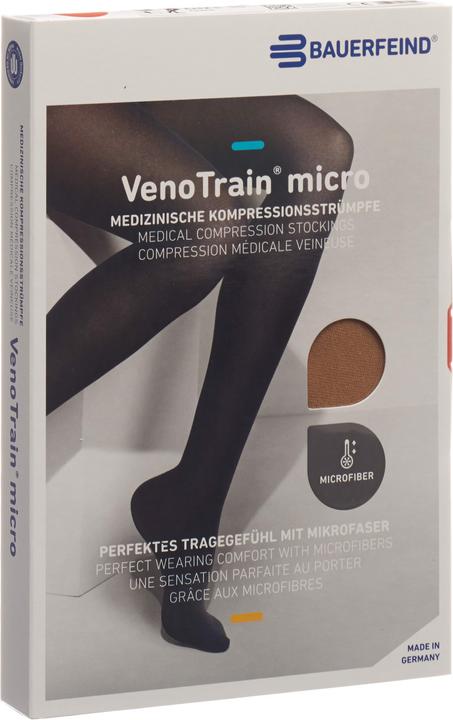 Veno Train MICRO A-G KKL2 S plus/long offene Fussspitze caramel Haftband Spitze normal (S)