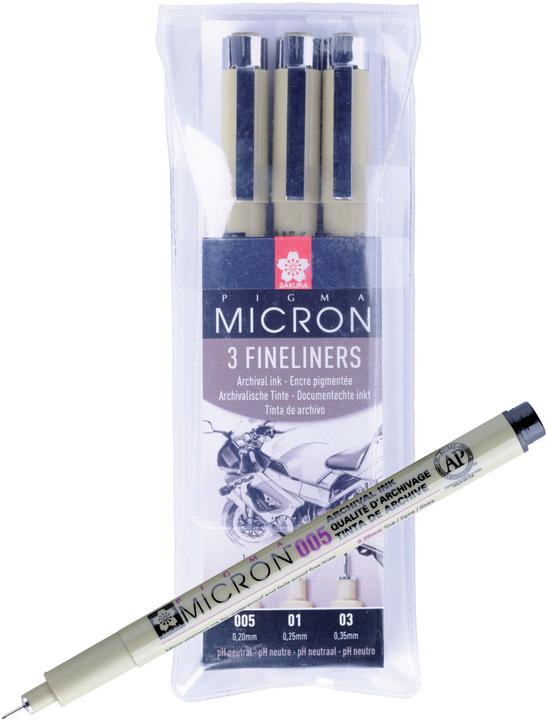 Immagine prodotto Sakura pigma micron (Nero, 3 x)