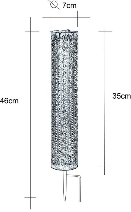 Immagine prodotto Globo Luce solare nera 1xLED (IP44)