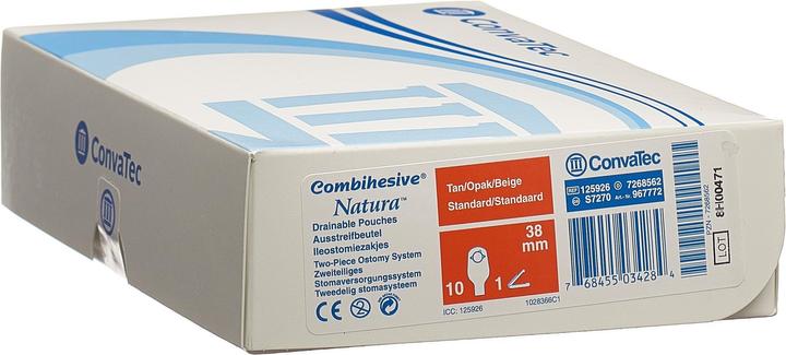 ConvaTec Ileo Beutel std opak 38mm (10 Stück, 10000 ml, 152 g)