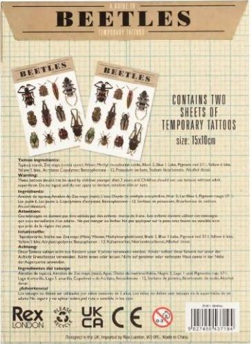 Produktbild Rex London Temporary Tattoos Beetles