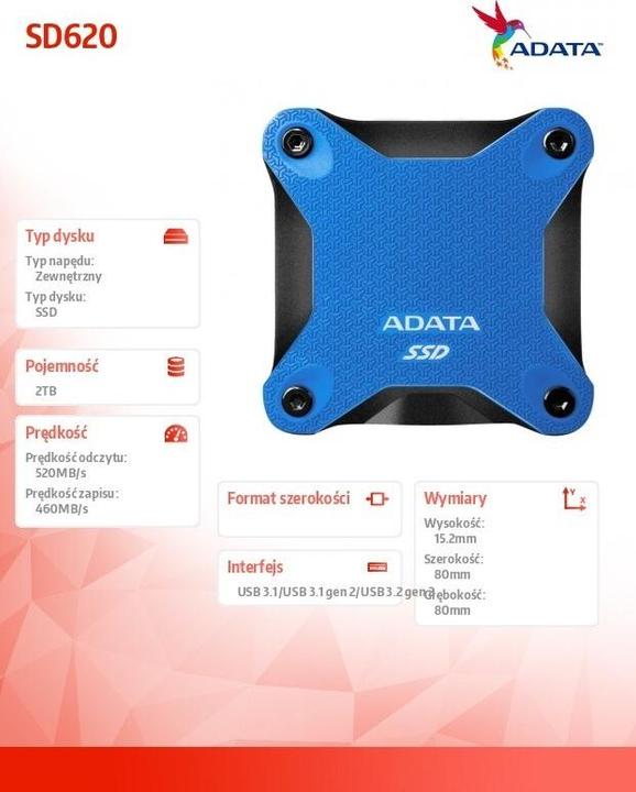 Actual product image Adata SD620 (2 TB)