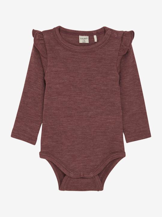 CeLaVi Body langarm aus Merinowolle (50)