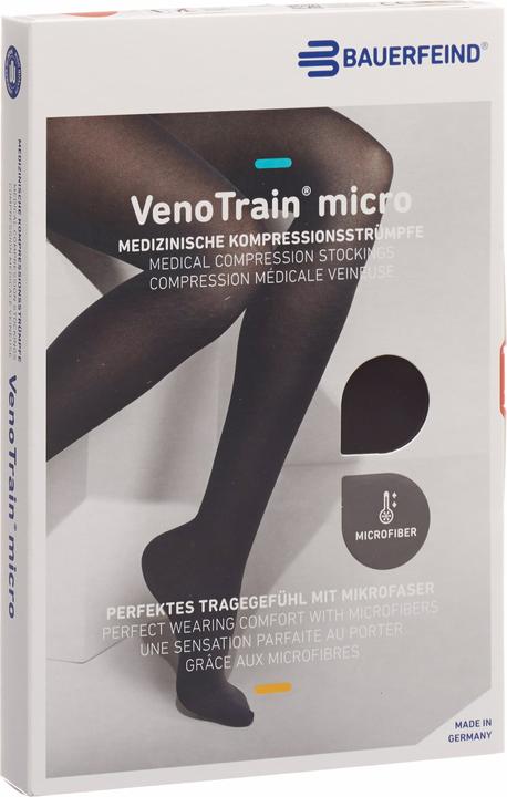 Bauerfeind MICRO A-D KKL2 M normal/long geschlossene Fussspitze schwarz (M)