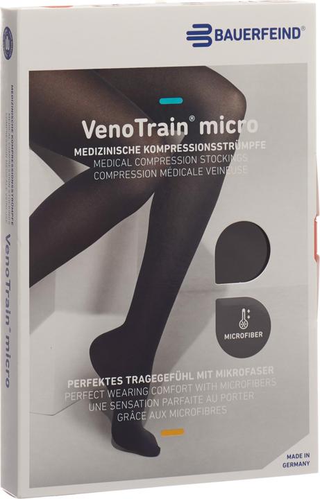 Image du produit Veno Train MICRO A-G KKL2 S normal/short geschlossene Fussspitze schwarz Haftband Spitze normal (S)